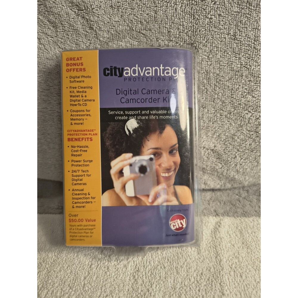Vintage Circuit City CityAdvantage Camera Camcorder Kit Sealed NOS Collectible
